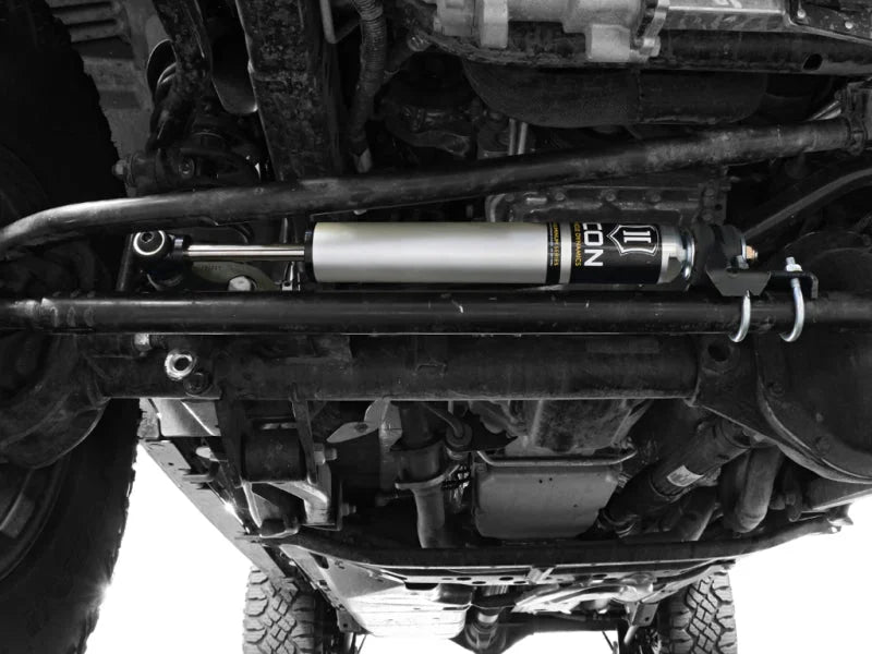 ICON 07-18 Jeep Wrangler JK High-Clearance Steering Stabilizer Kit - Side View