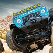 Load image into Gallery viewer, ICON 07-18 Jeep Wrangler JK Pro Series Front Bumper Rec Winch Mount w/Bar/Tabs - Back View
