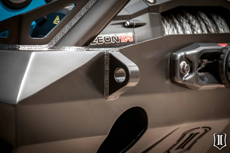 ICON 07-18 Jeep Wrangler JK Pro Series Front Bumper Rec Winch Mount w/Bar/Tabs - Additional View 5