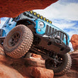 Load image into Gallery viewer, ICON 07-18 Jeep Wrangler JK Pro Series Front Bumper Rec Winch Mount w/Bar/Tabs - Additional View 7