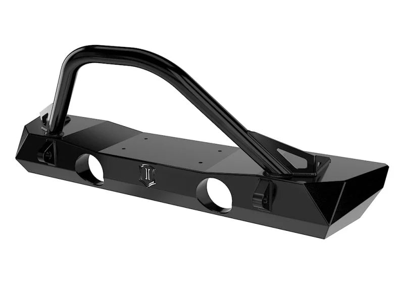 ICON 07-18 Jeep Wrangler JK Pro Series Front Bumper w/Bar/Tabs - Main Product View