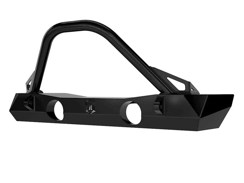 ICON 07-18 Jeep Wrangler JK Pro Series Front Bumper w/Bar/Tabs - Detail View