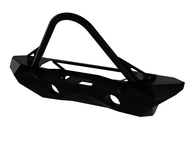 ICON 07-18 Jeep Wrangler JK Pro Series Mid Width Front Recessed Winch Bumper w/Stinger/Tabs - Main Product View