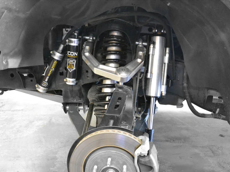 ICON 10-14 Ford Raptor Front Secondary 3.0 Zeta Series Shocks RR - Pair - Side View