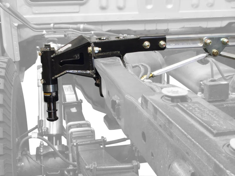 ICON 10-14 Ford Raptor Rear Hyd Bump Stop Kit - Installation View