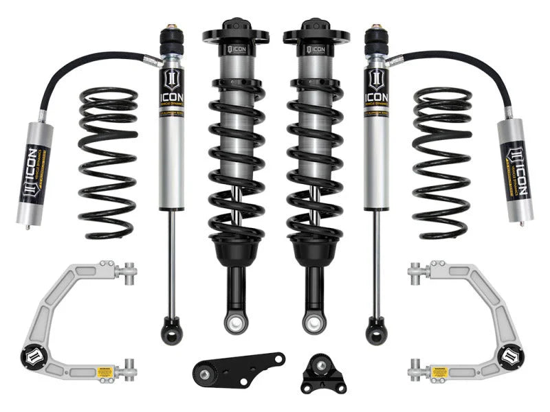 ICON 1.25in-3in Stage 3 Suspension System Billet w/ Triple Rate Spring fits 2024 Toyota Tacoma LIMITED / 2024-2025 Toyota ...