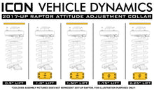 Load image into Gallery viewer, ICON 17-20 Ford Raptor .5-2.25 AAC Leveling Kit - Installation View