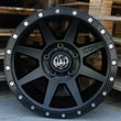Load image into Gallery viewer, ICON 17in Compression/Alpha/Rebound Wheel Rock Ring Kit (20 Bolt) - Side View
