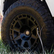 Load image into Gallery viewer, ICON Compass 17x8.5 5x5 -6mm Offset 4.5in BS Satin Black Wheel - Side View