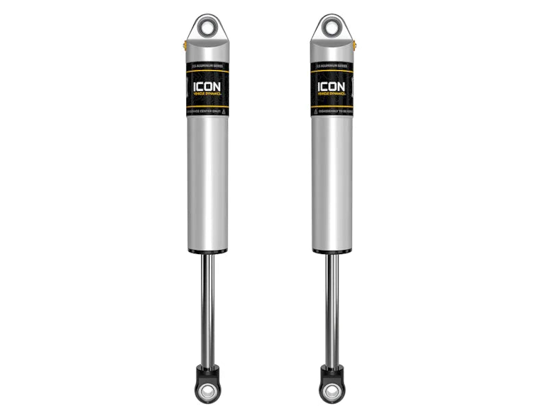 ICON 1999+ Ford F-250/F-350 Super Duty 0-3in Rear 2.5 Series Shocks VS IR - Pair - Back View