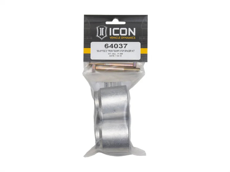 ICON 2005+ Ford F-250/F-350 2in Front Bump Stop Spacer Kit - Main Product View