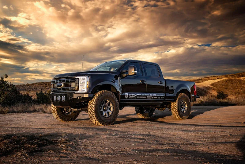 ICON 2005+ Ford Super Duty Front Lower Adjustable Link Kit - Installation View