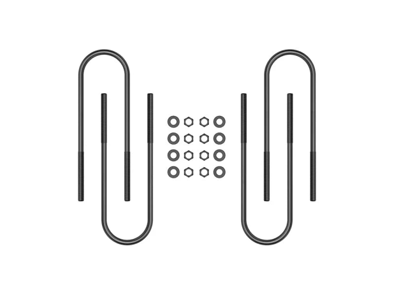 ICON 2011+ Ford F-250/F-350 Rear 15in U-Bolt Kit - Side View