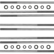 Load image into Gallery viewer, ICON 2011+ Ford F-250/F-350 Rear 17in U-Bolt Kit - Main Product View