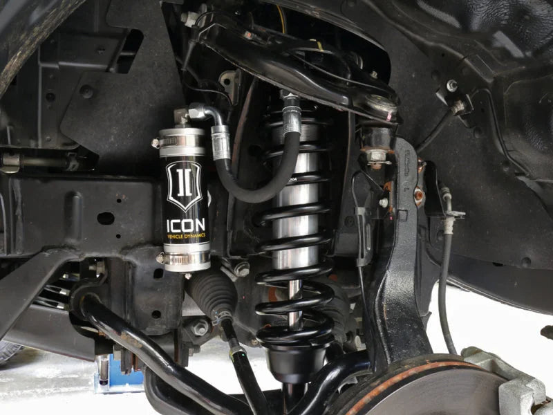 ICON 2011+ Ford Ranger T6 1-3in 2.5 Series Shocks VS RR Coilover Kit - Side View