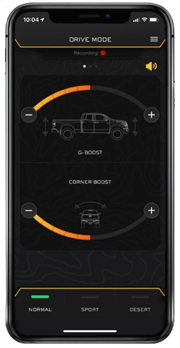 ICON 2015+ Ford F150 / 2017+ Ford F250/F350 IIC Intelligent Control Install Kit - Side View