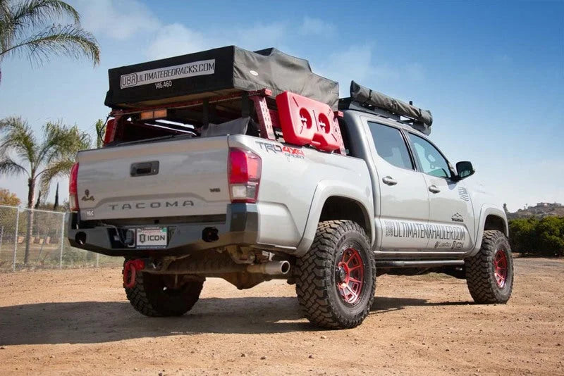 ICON 2016+ Toyota Tacoma Rear Impact Bumper - Installation View