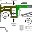 Load image into Gallery viewer, ICON 2017+ Ford Raptor Rear Hyd Bump Stop Kit - Installation View