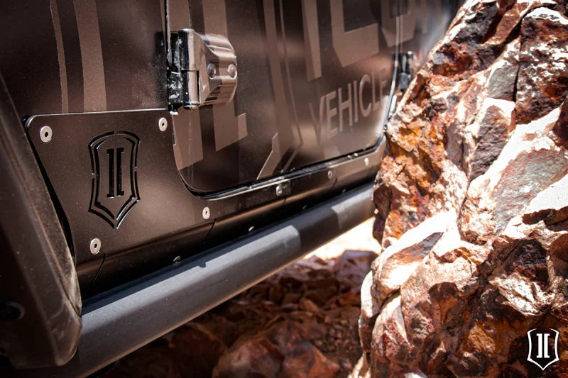 ICON 2018+ Jeep Wrangler JL 4 Door Body Armor - Installation View