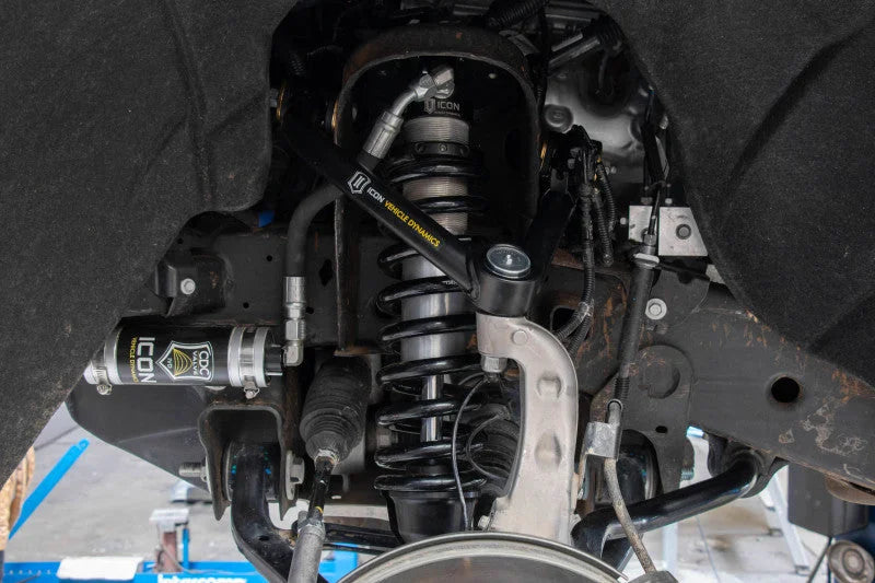 ICON 2019+ GM 1500 Ext Travel 2.5 Series Shocks VS RR Coilover Kit - Side View