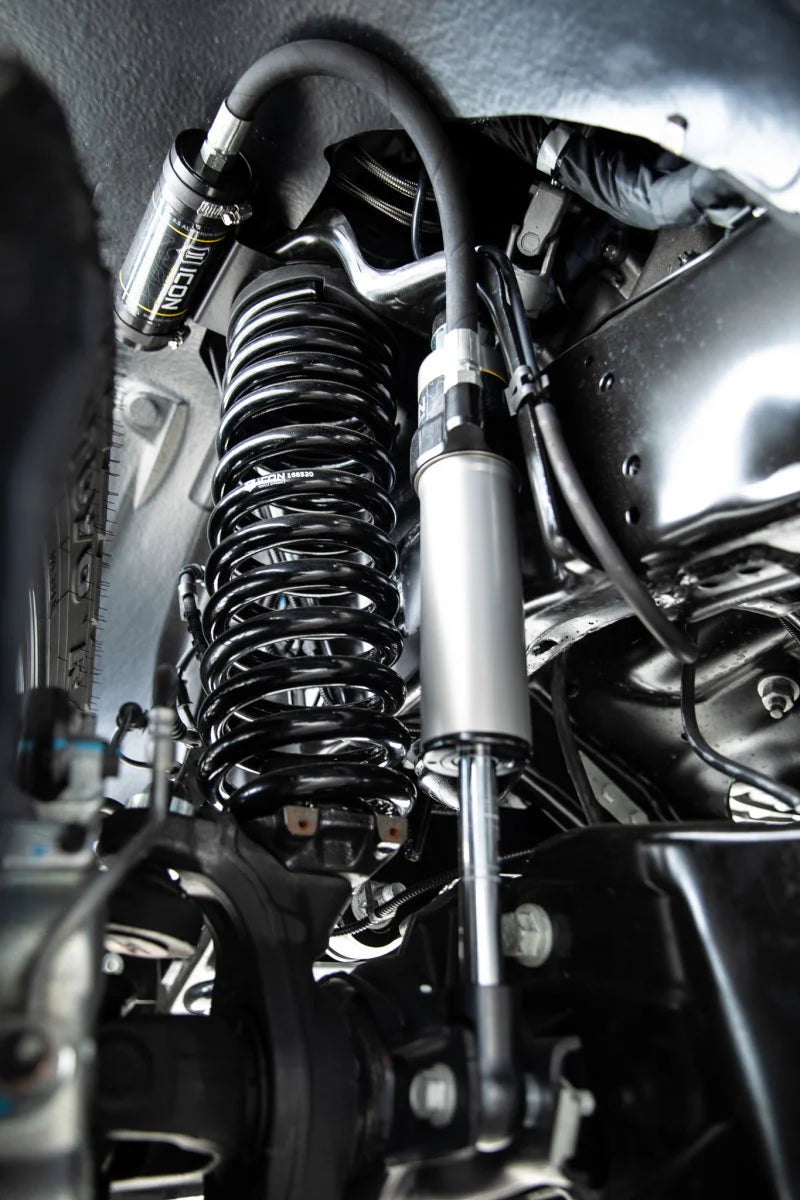 ICON 2020+ Ford F-250/F-350 Front 2.5in Dual Rate Spring Kit - Side View