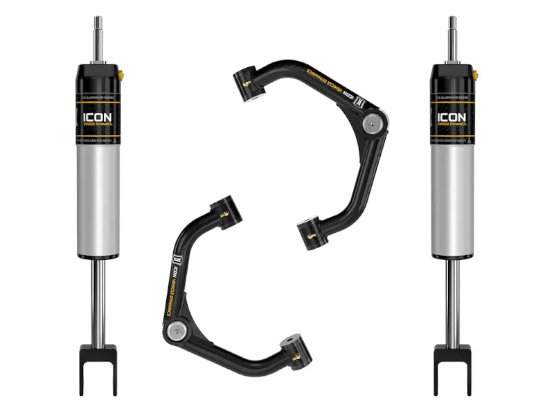ICON 2020+ GM HD 0-2in 2.5 Series IR Shock System w/Tube UCA - Main Product View