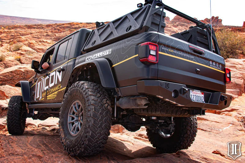 ICON 2020+ Jeep Gladiator JT Pro-Series Rear Bumper - Back View