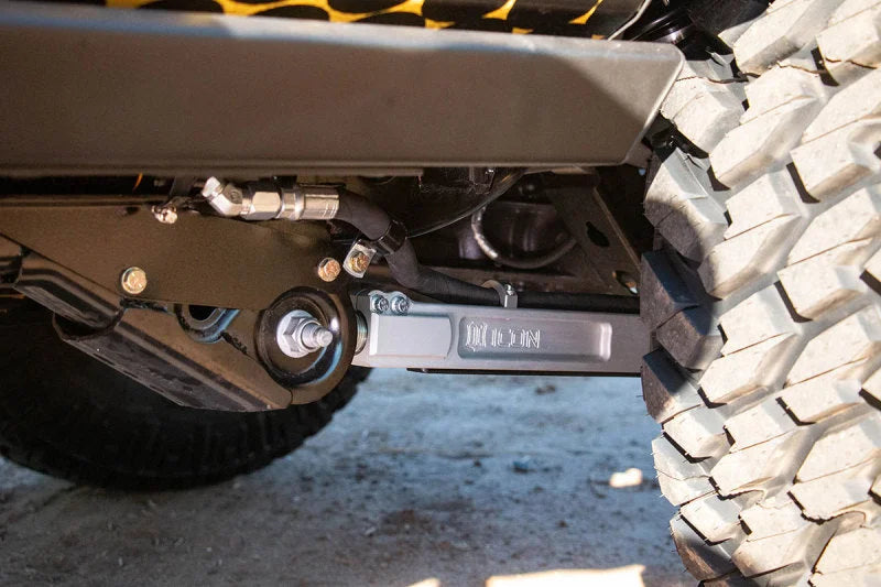 ICON 2021+ Ford Bronco Billet Rear Lower Link Kit - Side View