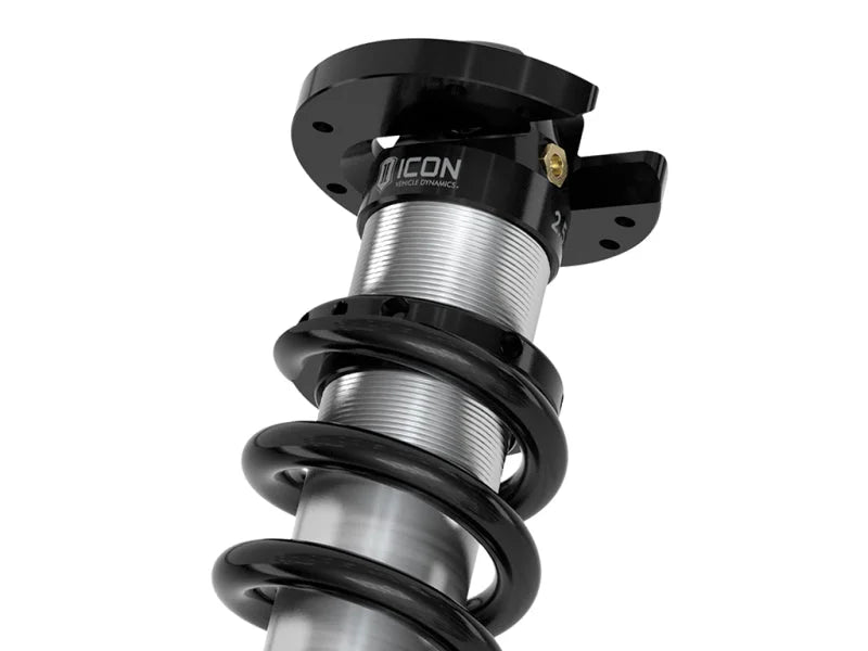 ICON 2024+ Lexus GX550 1.25-3in Lift Front 2.5 Series Coilover Kit w/ Internal Reservoir - Side View