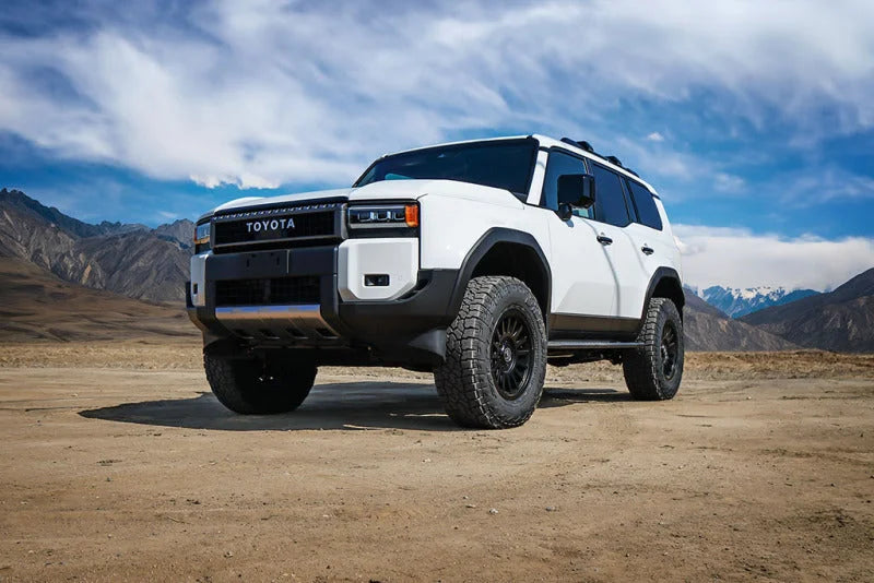 ICON 2024 Toyota Land Cruiser 250 - 2.5 Series Front Coilover Kit V.S. 1.25-3 in Lift - Side View