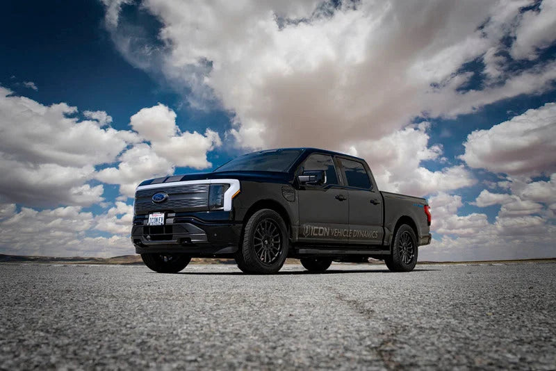 ICON 22-23 Ford F150 Lightning Lowered Front 2.5 VS RR CDEV Coilover Kit - Installation View