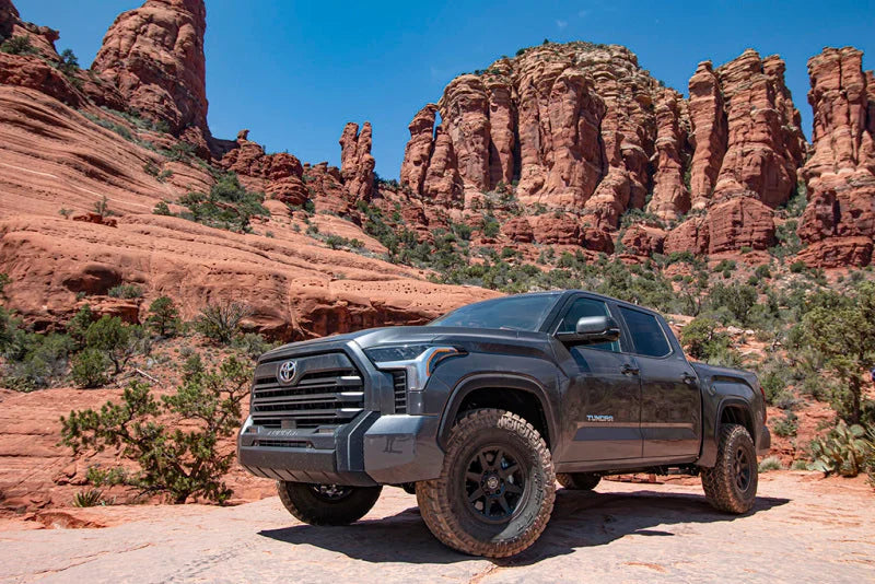 ICON 22+ Toyota Tundra 2.5 EXP Front Coilover Shock - Installation View