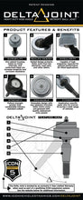 Load image into Gallery viewer, ICON 96-04 Toyota Tacoma Billet Upper Control Arm DJ Kit - Back View