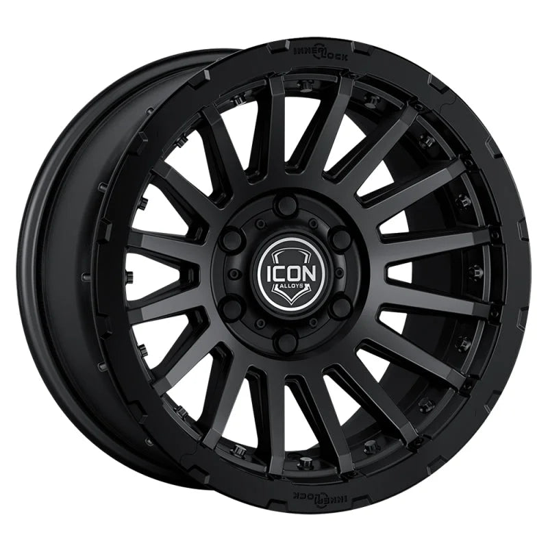 ICON Alloy Recon Pro - 18X9 / 6X5.5 / 40MM / 6.6in. BS - Satin Black - Main Product View