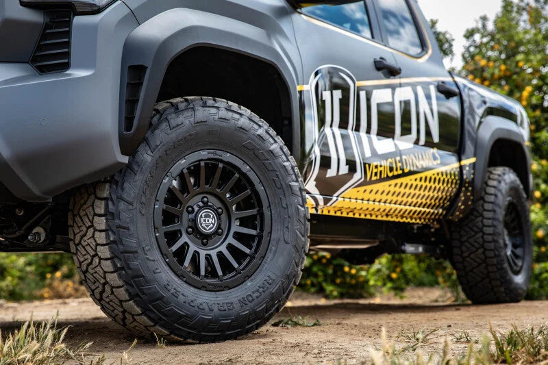 ICON Alloy Recon Pro - 18X9 / 6X5.5 / 40MM / 6.6in. BS - Satin Black - Back View