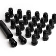Load image into Gallery viewer, ICON Alloys Lug Nut Kit Black - 1/2in - 24 Lug Nuts w/ Key - Main Product View