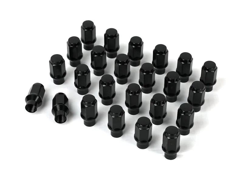 ICON Alloys Lug Nut Kit Black - 14x1.5 - 24 Lug Nuts w/ Custom Shank - Main Product View