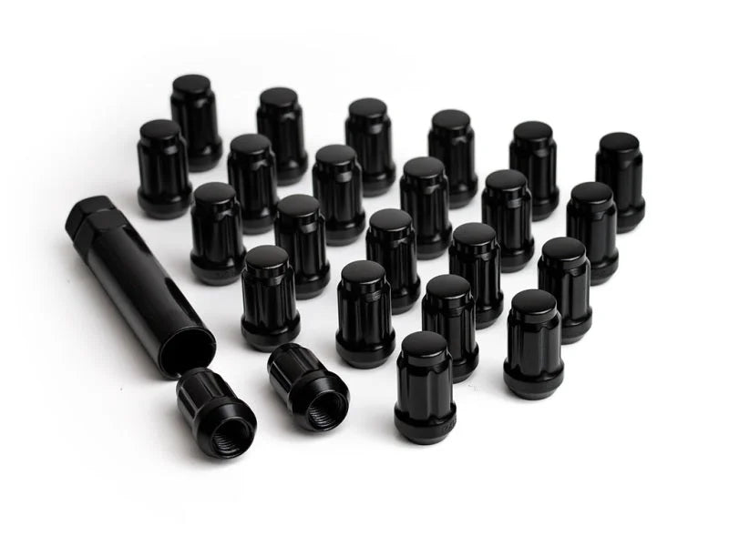 ICON Alloys Lug Nut Kit Black - 14x1.5 - 32 Lug Nuts w/ Key - Side View