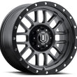 Load image into Gallery viewer, ICON Alpha 17x8.5 6x5.5 0mm Offset 4.75in BS 106.1mm Bore Gun Metal Wheel