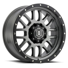 Load image into Gallery viewer, ICON Alpha 20x9 8x170 0mm Offset 5in BS 125.2mm Bore Gun Metal Wheel - Main Product View
