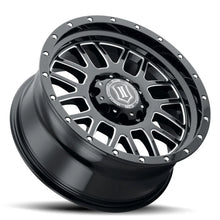 Load image into Gallery viewer, ICON Alpha 20x9 8x170 0mm Offset 5in BS Gloss Black Milled Spokes Wheel - Detail View