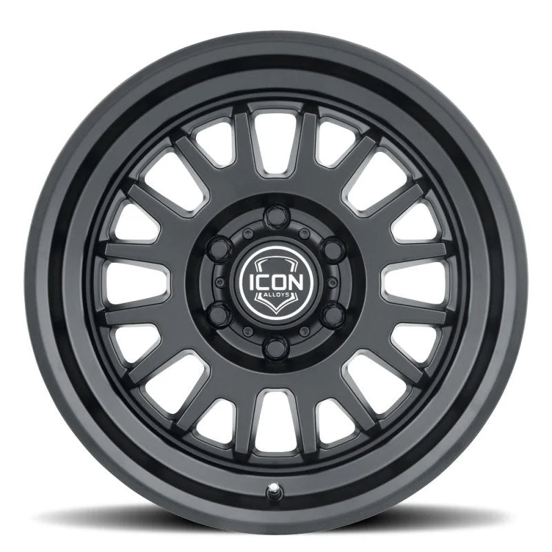 ICON Anza 17x8.5 5x5 -6mm Offset 4.5in BS 71.5mm Hub Bore Satin Black Wheel - Additional View 5