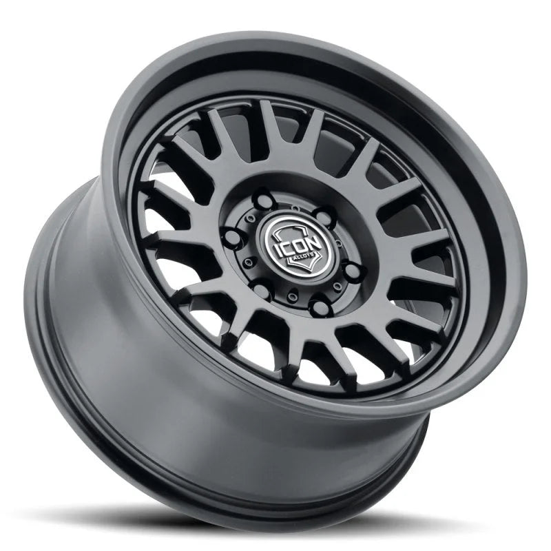 ICON Anza 17x8.5 5x5.5 0mm Offset 4.75in BS 108mm Hub Bore Satin Black Wheel - Additional View 6