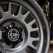 Load image into Gallery viewer, ICON Anza 17x8.5 / 6x5.5 / 25mm Offset / 5.75in BS - Gun Metal Wheel - Side View