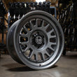 Load image into Gallery viewer, ICON Anza 17x8.5 / 6x5.5 / 25mm Offset / 5.75in BS - Gun Metal Wheel - Back View