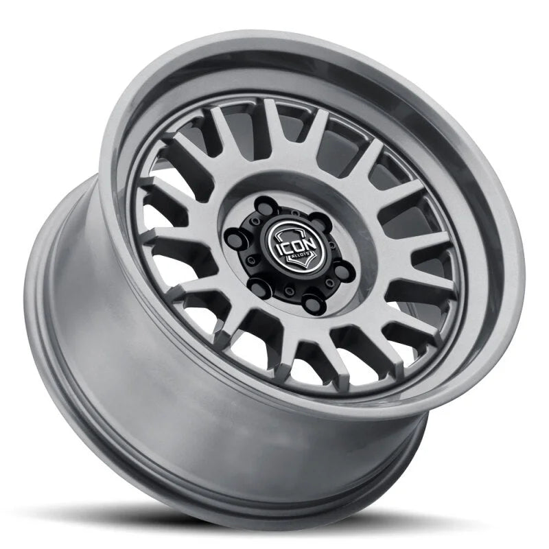 ICON Anza 17x8.5 / 6x5.5 / 25mm Offset / 5.75in BS - Gun Metal Wheel - Additional View 6
