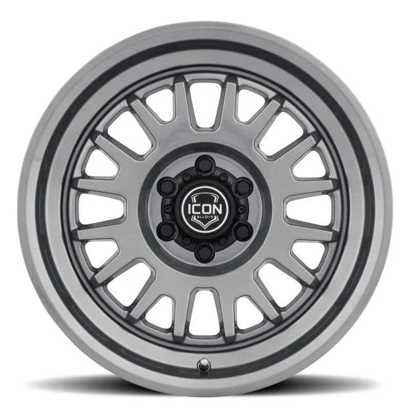 ICON Anza 17x8.5 / 6x5.5 / 25mm Offset / 5.75in BS - Gun Metal Wheel - Additional View 7