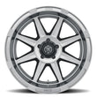 Load image into Gallery viewer, ICON Bandit 20x10 5x150 -24mm 4.5in BS 110.10mm Bore Gun Metal Wheel - Side View