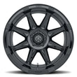 Load image into Gallery viewer, ICON Bandit 20x10 5x5 -24mm 4.5in BS 71.50mm Bore Gloss Black Wheel - Side View