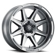 Load image into Gallery viewer, ICON Bandit 20x10 5x5 -24mm 4.5in BS 71.50mm Bore Gun Metal Wheel - Main Product View